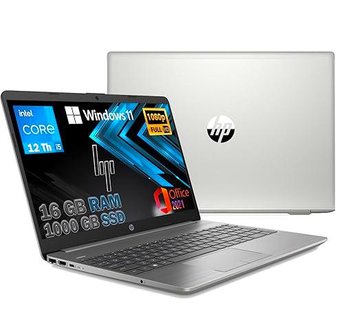 HP Ordenador portátil 250 G9 Silver, Intel Core i5 12Th Gen 4,4 GHz