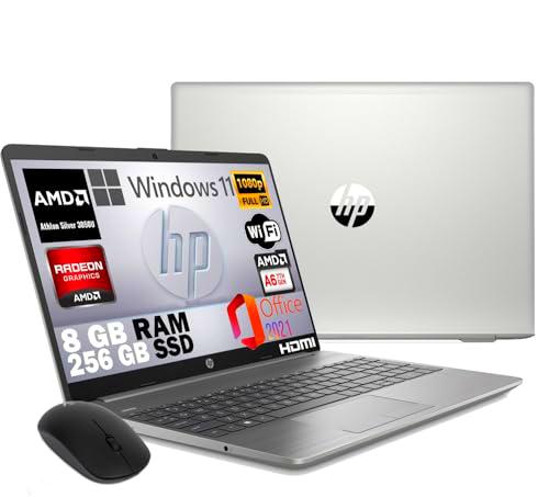HP 255 G9, PC portátil portátil, silver, Amd 3050U A6