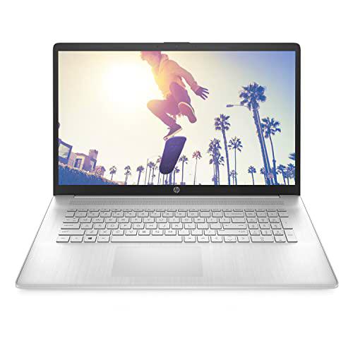 HP 17 <> Plata <> 17,3 pulgadas FHD <> Core i7 1255U <> RAM: 64 GB <> SSD: 2000 GB <> teclado iluminado <> Windows 11 Pro <> Office 2021 Professional