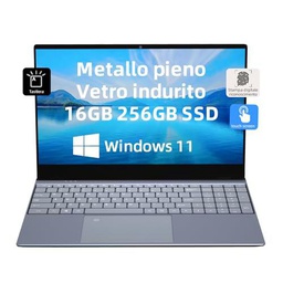 Morostron Ordenador portátil de 15,6 pulgadas con Windows 11 Touch Screen PC portátil
