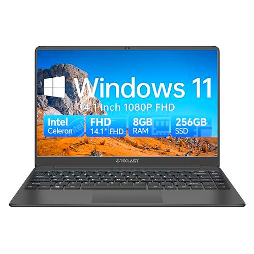 TECLAST F7 Plus3 Ordenador Portátil 14.1" Laptop 8GB RAM 256GB SSD Windows 11