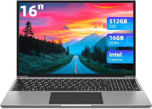 JUMPER Ordenador Portátil 16" Full HD, 16 GB RAM 512 GB SSD