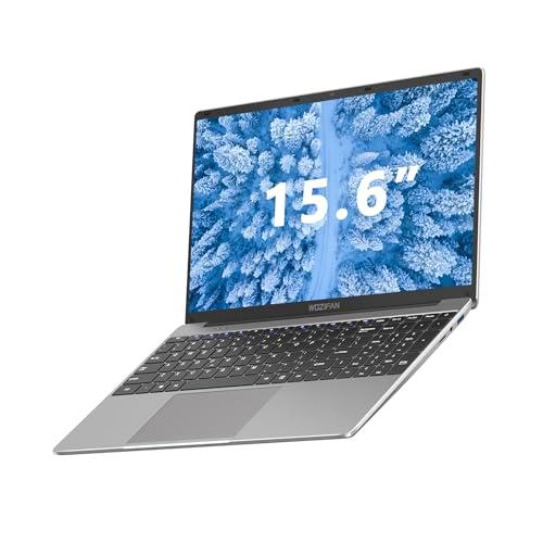 Ordenador Portátil 15.6&quot; FullHD (Intel Quad-Core J4105,2.4G+5G WiFi Bluetooth 4.2 Mini HDMI,256GB SSD Admite expansión)Gris con ratón inalambrico&amp;Protector de Teclado QWERTY Español
