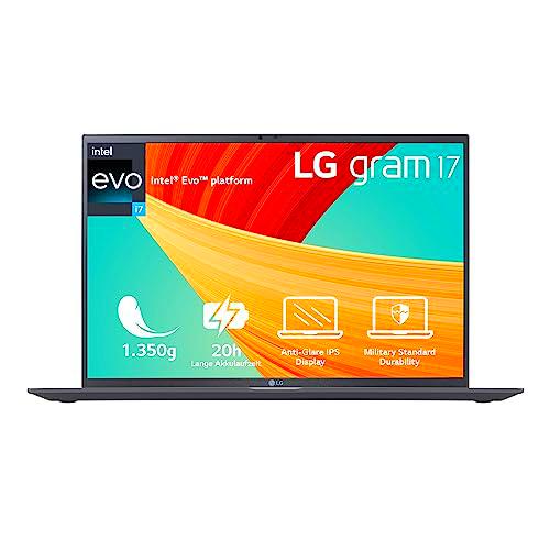 LG gram 2023 - Ordenador portátil Ultraligero de 17 Pulgadas (1350 g Intel Core i7 (16 GB de RAM