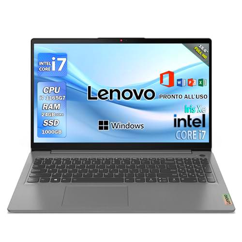 Lenovo Ordenador portátil i7, PC portátil, Intel Core 11 th