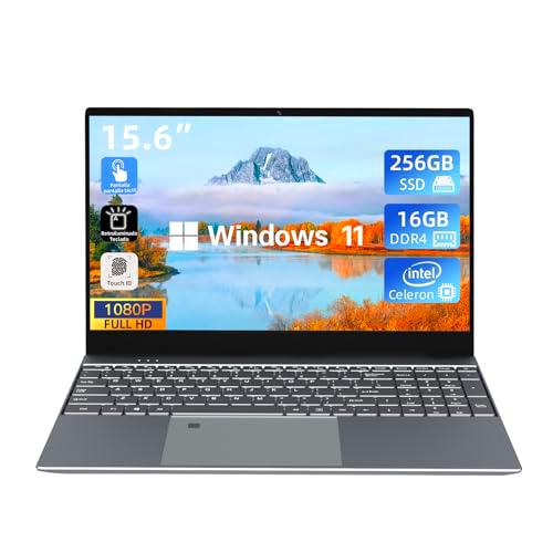 Waxuor Ordenador Portátil Táctil 15,6 Pulgadas Windows 11 PC Portátil,16GB RAM 256GB SSD