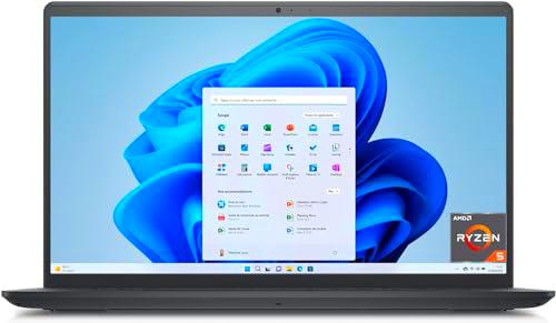 Dell Inspiron 15 3525 AMD Luciennne R5 5500U Ordenador portátil 15,6" Full HD Black 8GB RAM SSD 256GB AMD Barcelo-U UMA Teclado AZERTY Francés