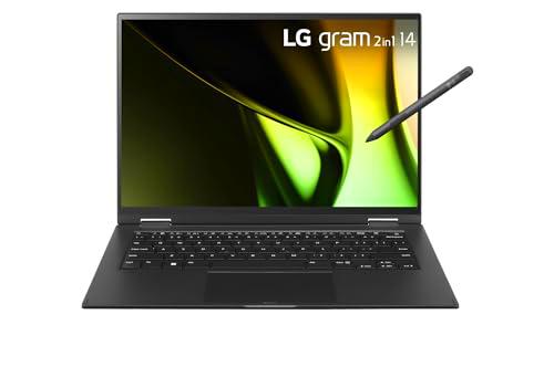 LG gram Pro 2 en 1 14T90S-G - Ordenador Portátil, Intel Cora Ultra 7