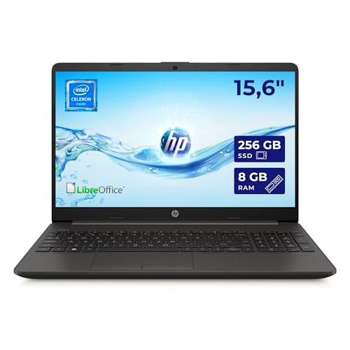 HP 250 G9 Portátil Display 15.6" 1366 x 768 Pixeles Intel N4500 8 GB DDR4-SDRAM 256 GB SSD Wi-Fi Libre Office W10