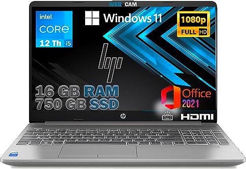 HP Notebook 250 G9, portátil Plateado, Intel Core i5 12Th Gen 4.4Ghz