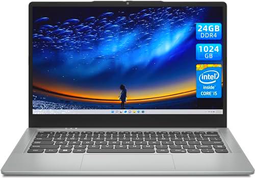JUMPER Ordenador portátil, 24GB DDR4 1024GB SSD, Intel Core i5 (hasta 3,6 GHz)