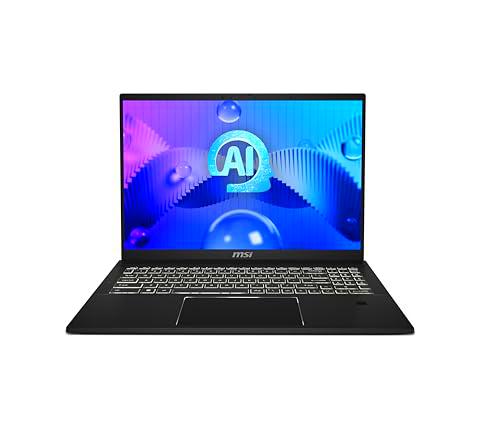 MSI Summit E16 AI Studio A1VFTG-015ES Ordenador Portátil Táctil 16" 16:10 QHD+ 165Hz (Intel Core Ultra 7 155H