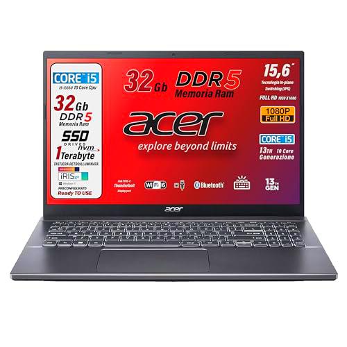 Acer, Ordenador portátil portátil Core i5 13Th 10 Core