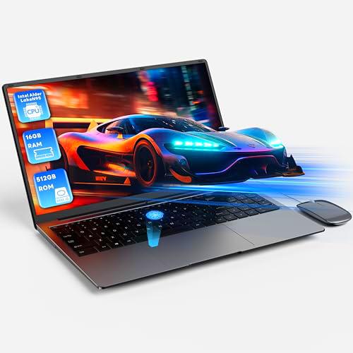 PINSTONE 15.6" Ordenador portátil - 16GB de RAM 512GB SSD