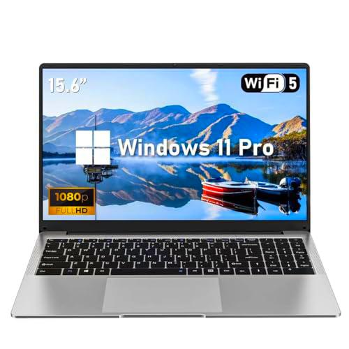 FUNYET 15.6" Ordenador Portátil Celeron N4000, Windows 11,Portátil 8GB RAM LPDDR4 256GB SSD