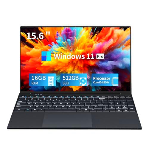 Rovendex Ordenador Portátil de 15.6 Pulgadas, PC portátil Core i5-8210Y Processor