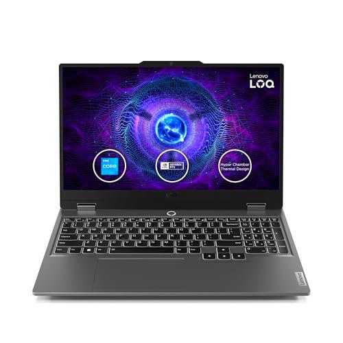 Lenovo LOQ 3i Ordenador portátil para juegos | Pantalla WUXGA 16" | 144Hz | Intel Core i5-13500H | 16GB de RAM | SSD 512GB | NVIDIA GeForce RTX 4050 TGP 95W | G-Sync | Win11 Home | QWERTZ | Gris | 3