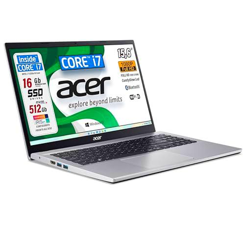Acer PC portátil Aspire CPU Intel Core i7-1255U 12Th