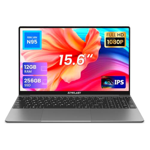 TECLAST F16PRO Ordenador Portatil 15,6 Pulgadas N95 (hasta 3,4 GHz),Portátil 12GB LPDDR4 256GB SSD,Computadora Portatil Teclado Retroiluminado Laptop,1920x1080 IPS,WiFi 5,BT5.0,HDMI,Tipo C