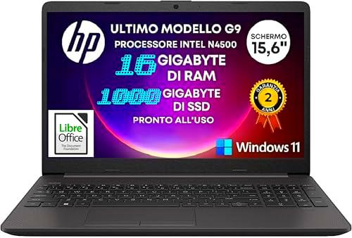 HP Ordenador portátil 250 G9, pantalla portátil HD 15,6&quot;