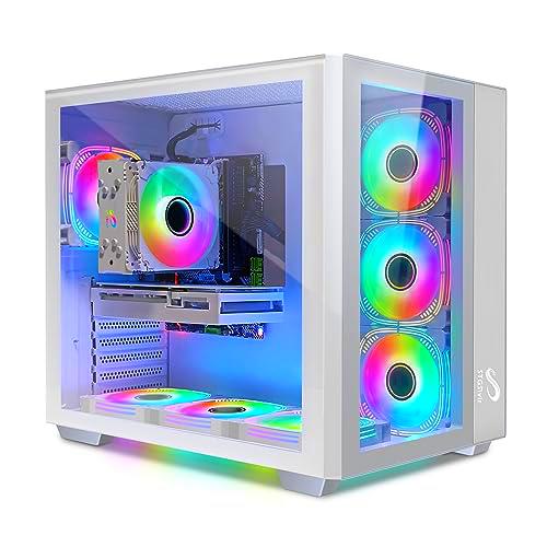 STGsivir-PC Gaming Intel Core i7-8700 hasta 4.6GHz-GeForce RTX 3070 8GB GDDR6-32GB DDR4-2TB SSD-WiFi-BT 5.0-7 Ventiladores-Windows 11 H64-Ordenador de Sobremesa Gaming