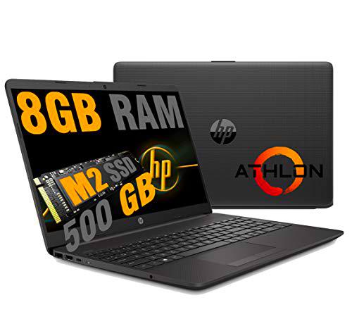 Ordenador portátil HP 255 G8, pantalla HD de 15,6 pulgadas