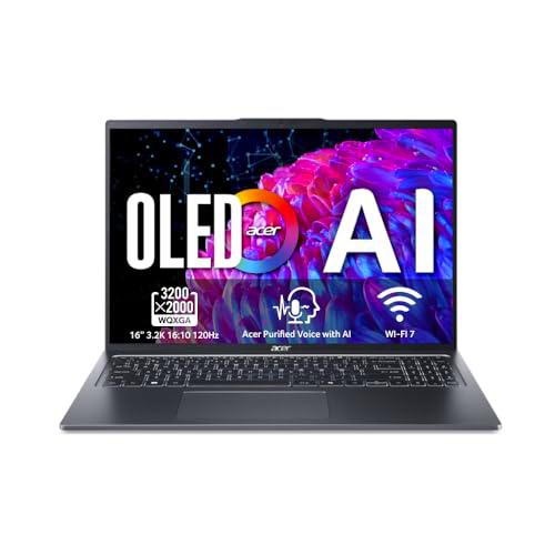 Acer Swift Go 16 SFG16-72-, Ordenador Portátil Ultrafino 16” 3.2K OLED (‎Intel Core Ultra 9 185H