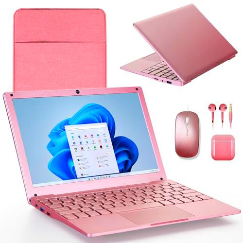 Ordenador portátil Windows 11, 8GB RAM 128GB ROM, Intel Celeron Quad-Core Processors
