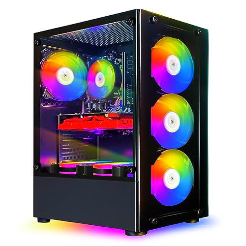 STGsivir-PC Gaming Intel Core i7 hasta 3.9GHz-GTX 1660 Super 6GB GDDR6-16GB RAM-512G SSD-WiFi-BT 5.0-6 Ventiladores-Windows 10 H64-Ordenador de Sobremesa Gaming