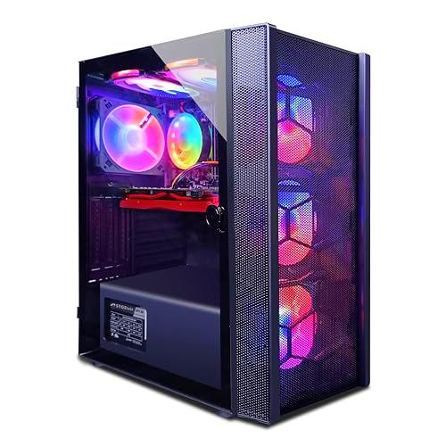 STGsivir-PC Gaming Intel Core i5-10400F hasta 4.3GHz-RTX 2060 Super 6GB GDDR6-16GB DDR4-1TB SSD-WiFi-BT 5.0-7 Ventiladores-Windows 11 H64-Ordenador de Sobremesa Gaming