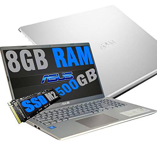 Portátil Asus Silver PC pantalla 15.6&quot; HD / Intel Dual Core N4020 Up To 2.80Ghz / RAM DDR4 8Gb / SSD M.2 500GB / Intel UHD Graphics 600 / HDMI WiFi Bluetooth / Windows 10 Pro / Open Office