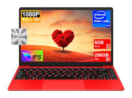 Ordenador Portatil Celeron N4020 Up to 2.8Ghz, Ordenadores Portatiles 14 Pulgadas Win 11 con 5G WiFi 6+256GB SSD Expansión 1TB