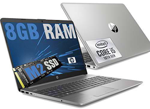 HP i5 250 G7 Silver Portátil Full HD 15.6" CPU Intel Quad Core i5-1035G1 10Th Gen 3,6 GHz /RAM 8 GB DDR4 /SSD M2 256 GB /Graphic Intel Iris Plus /HDMI DVD-RJ-45 WiFi Bluetooth /Windows 10 64 Bit