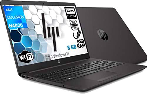 HP 250 G8 Notebook PC portátil/pantalla LED 15.6" FHD/CPU Intel N4020 2.80GHz /RAM 8GB DDR4 /Ssd M2 128GB /Hdmi/Usb-C/Wifi Bluetooth/Libre Office 2021/Windows 11 Pro