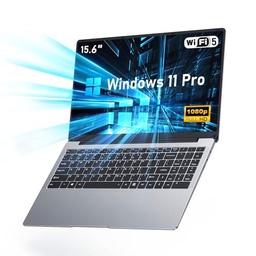 FUNYET Ordenador Portatil 16" N95 (hasta 3.4 GHz) 8GB RAM 256GB SSD PC Portatil Windows 11 Pro,Computadora Portatil IPS FHD 1920 x 1200P Laptop USB Bluetooth Mini HDMI WiFi de Teclado Retroiluminado
