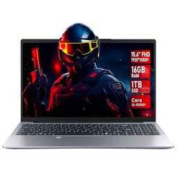 TEMAGICH Porta¡Til Core i3-1025G1 CPU, 15.6 Pulgadas Ordenador Porta¡Til 16GB RAM 1TB SSD