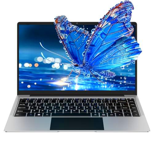 bvate Ordenador Portátil Win11 14" 256GB SSD Soporte 1TB SSD Expansión portatil 2.4G+5G WiFi BT 4.2 USB HDMI 1920x1080 FHD con Ratón Inalámbrico y Teclado Español